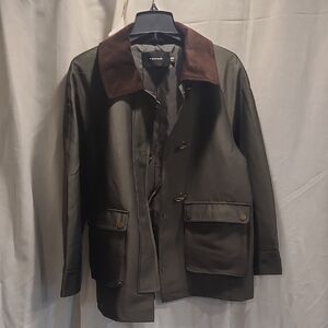 Women's Tahari Chore Jacket Olive Size M